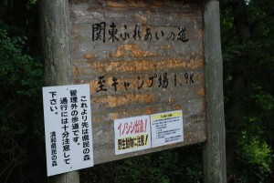 イノシシ注意 イノシシ注意