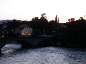 ライン川のほとりのリストランテ