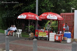 シンガポールのアイスクリン