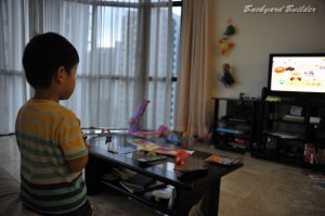 アンパンマン鑑賞中