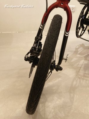 Dahon K3 Plus�̃t�����g�t�H�[�N